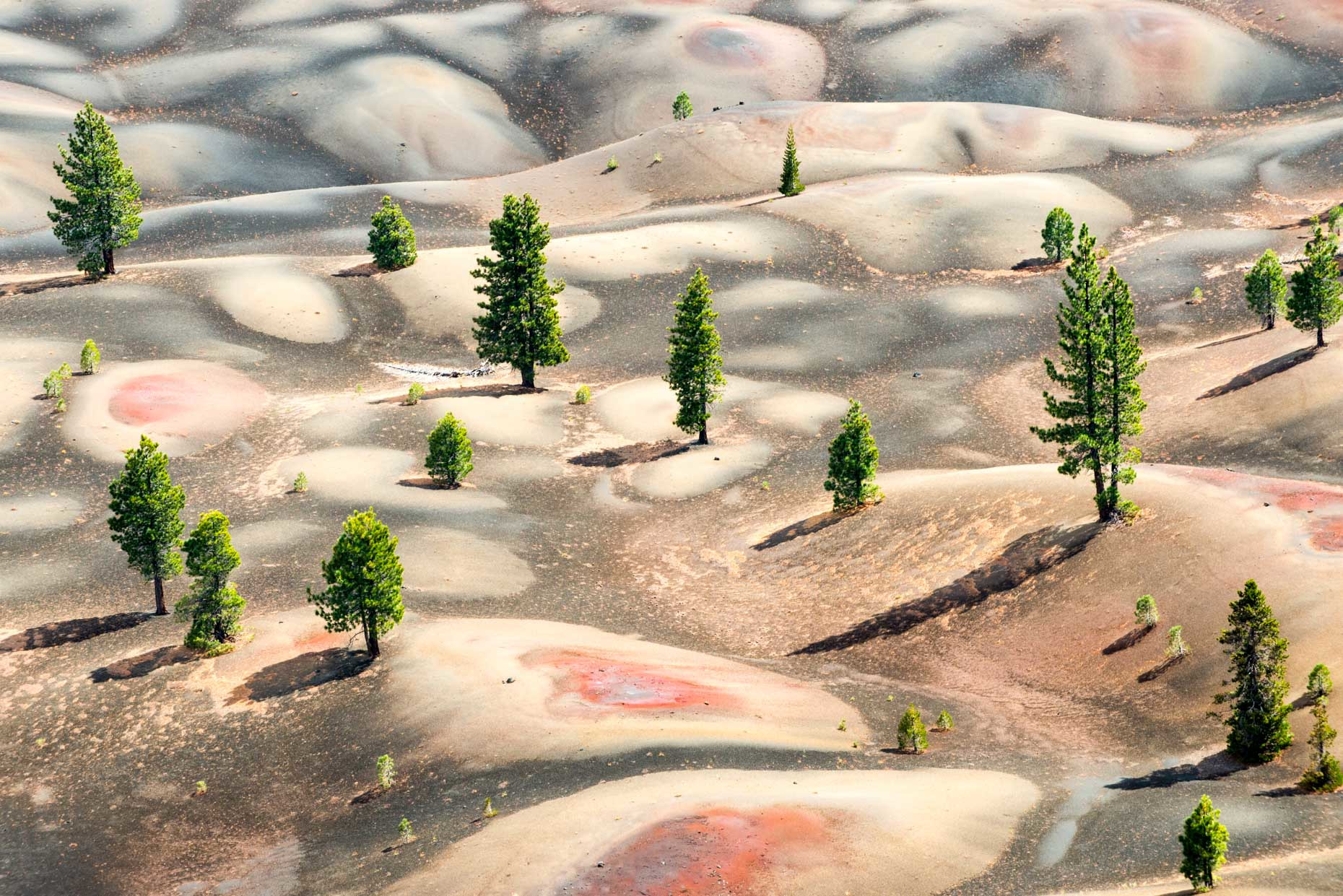 Четыре вида вулканов в Лассен-Волканик (Lassen Volcanic), США – фотографии США