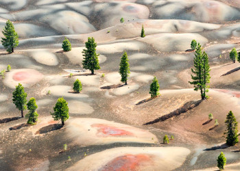 Четыре вида вулканов в Лассен-Волканик (Lassen Volcanic), США – фотографии США