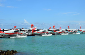 Гидросамолеты в аэропорту Мале – фотографии Мальдивских островов