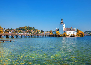Замок Орт на воде. Гмунден. Австрия – фотографии Австрии