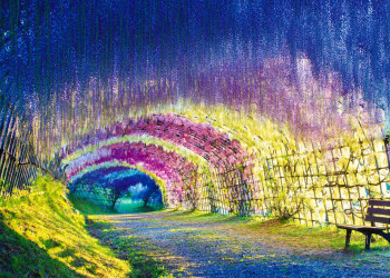 Великолепный Сад Кавачи Фудзи (Kawachi Fuji Garden) в Японии – фотографии Японии