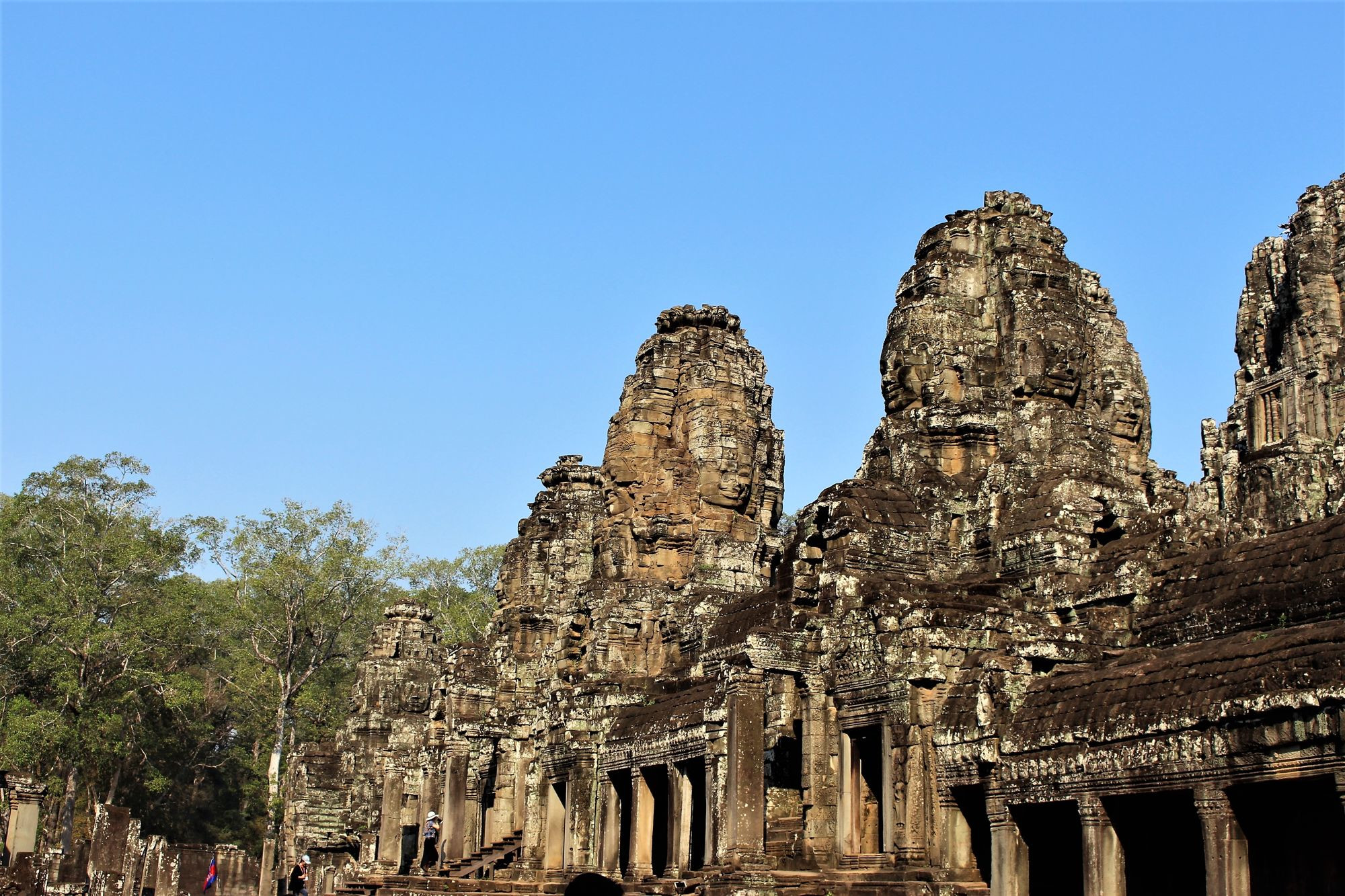Исторический храм Байон (Bayon), город Сиемреап, Камбоджа – фотографии Камбоджи