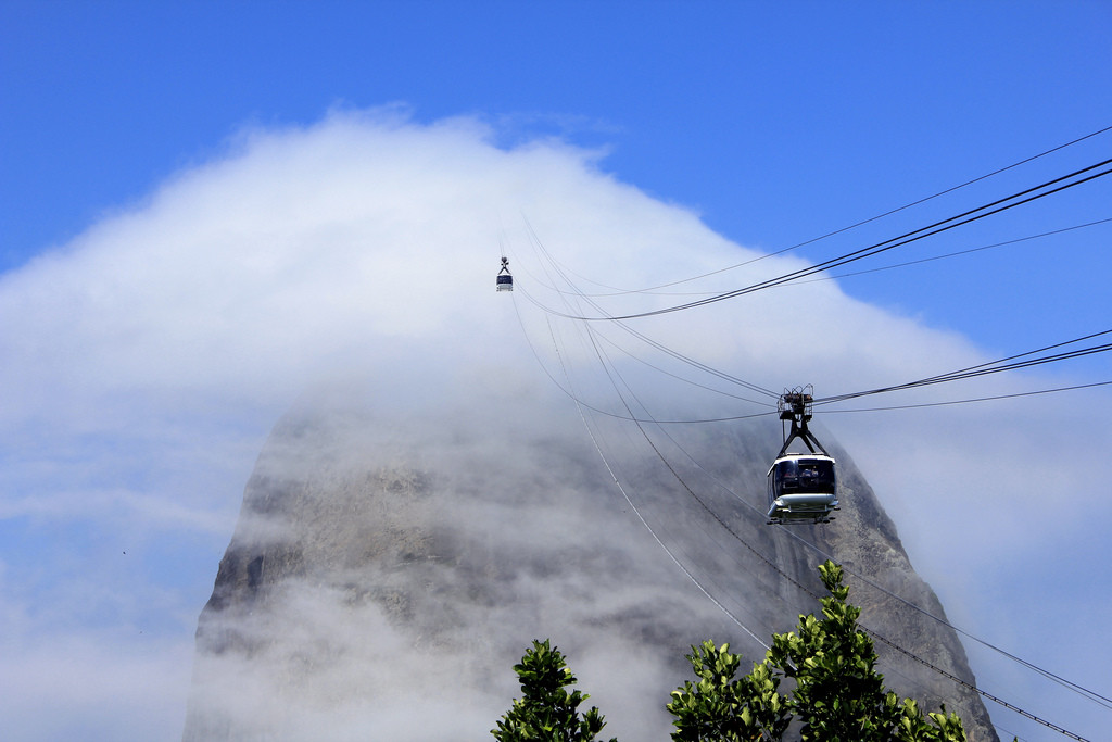 Канатная дорога на гору Сахарная Голова – фотографии Бразилии