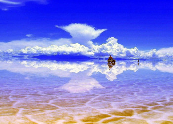 Высохшее солёное озеро Солончак Ую́ни (Salar de Uyuni) в Боливии – фотографии Боливии