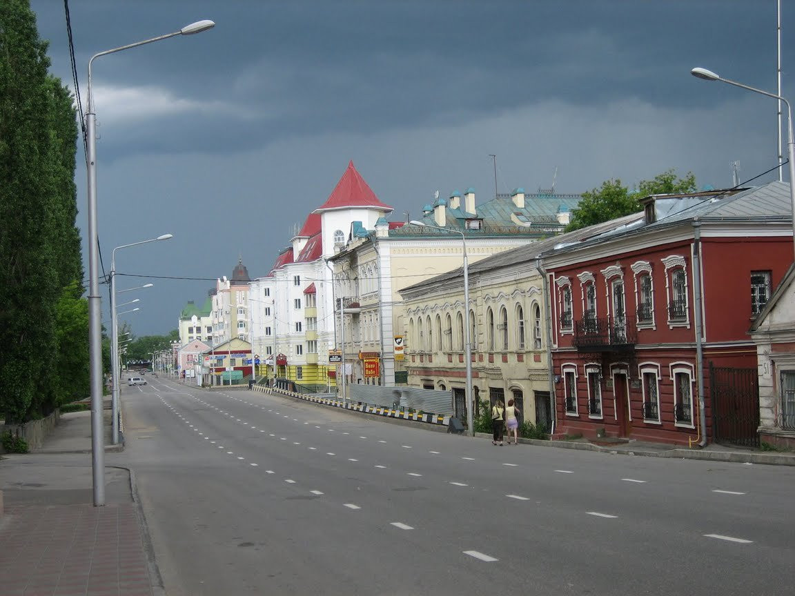 Улица в Липецке, Россия. Фото 1 – фотографии России