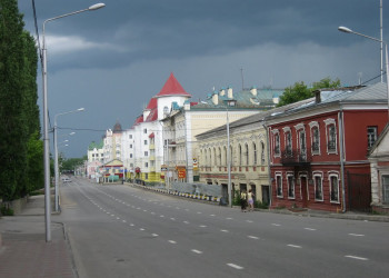 Улица в Липецке, Россия. Фото 1 – фотографии России