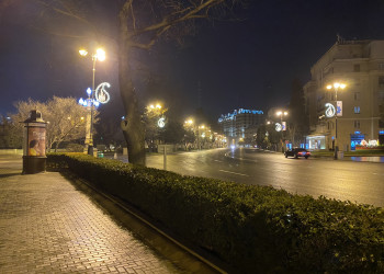 Вид на проспект нефтяников в Баку – фотографии Азербайджана