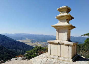 Пагода на горе Намсан, Кёнджу, Южная Корея – фотографии Южной Кореи