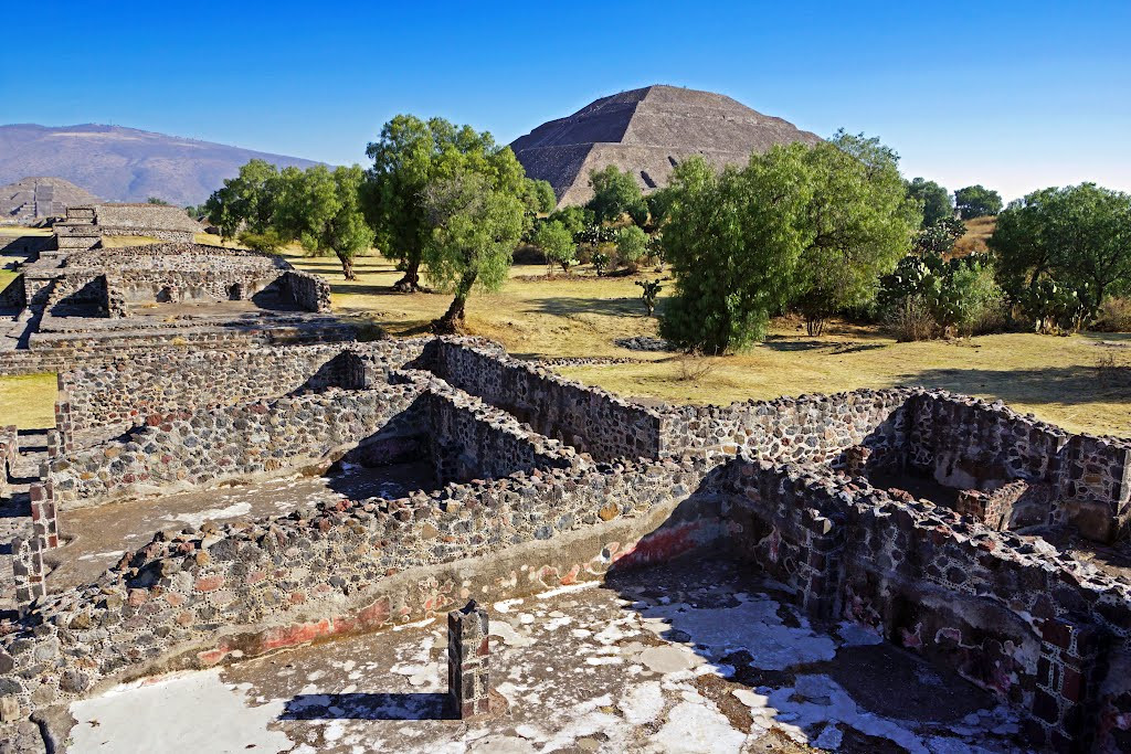 Археологический комплекс Теотиуакан в Мексике – фотографии Мексики