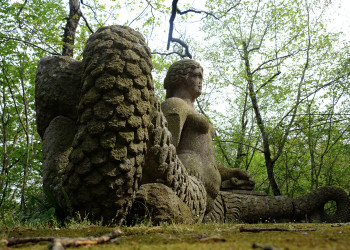 Сад тёмных чудес Бомарцо (Gardens of Bomarzo), Витербо, Италия – фотографии Италии