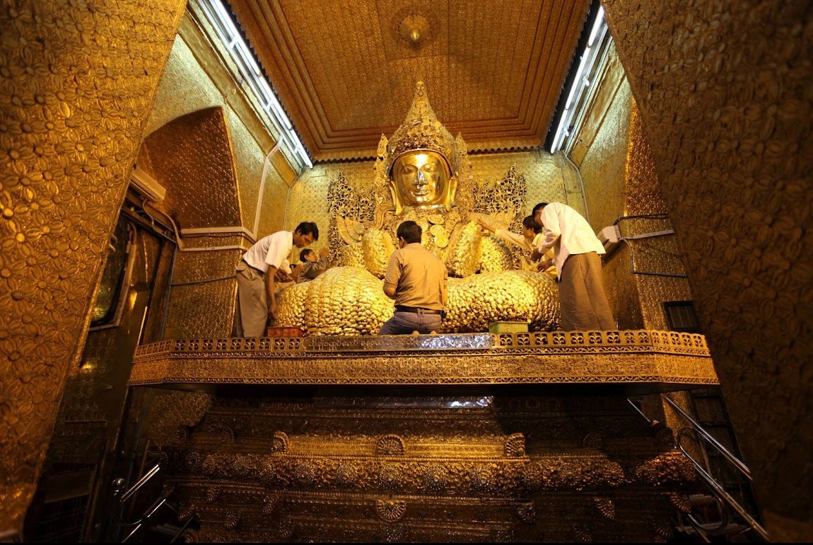 Храм Махамуни (Mahamuni Buddha Temple) – фотографии Мьянмы