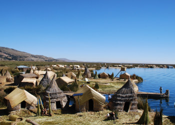 Озеро Титикака и островки с индейцами возле Пуно – фотографии Перу