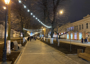 Аллея на проспекте Мира, Владикавказ – фотографии России