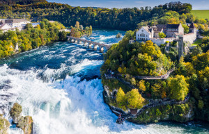 Рейнский водопад 11 – фотографии Швейцарии