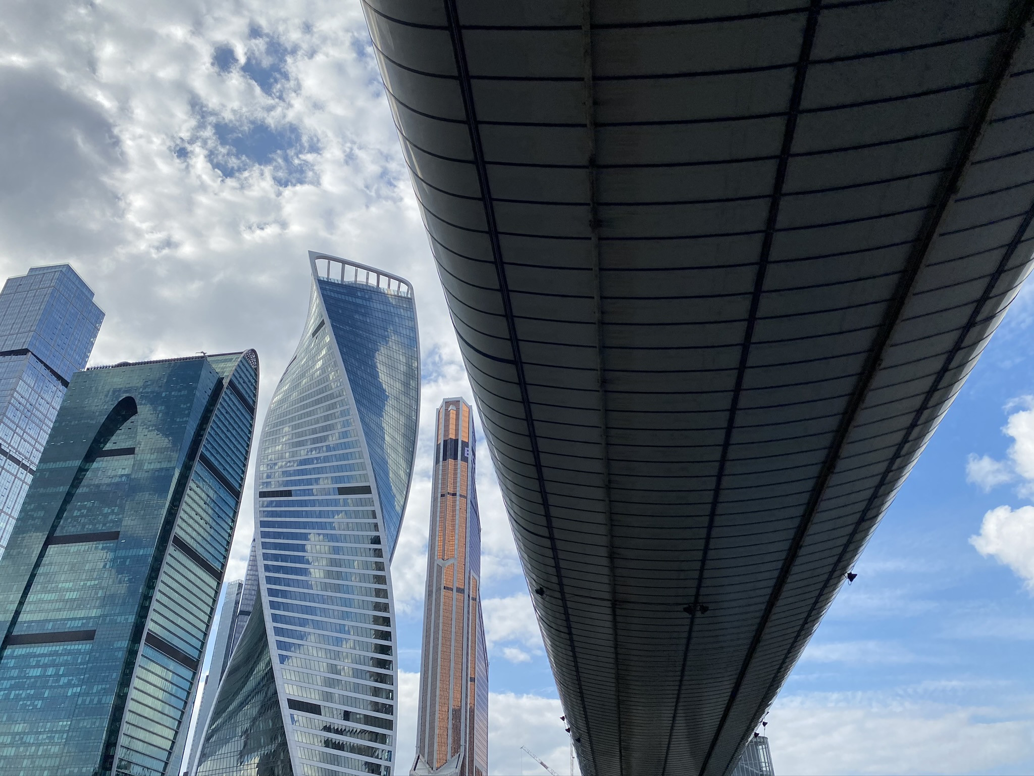 Москва-Сити с воды – фотографии России