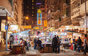 Ночной рынок (Temple Street Market), Гонконг, Китай – фотографии Китая