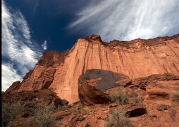 Небо над песчаными горами. Талампайя. Аргентина – фотографии Аргентины
