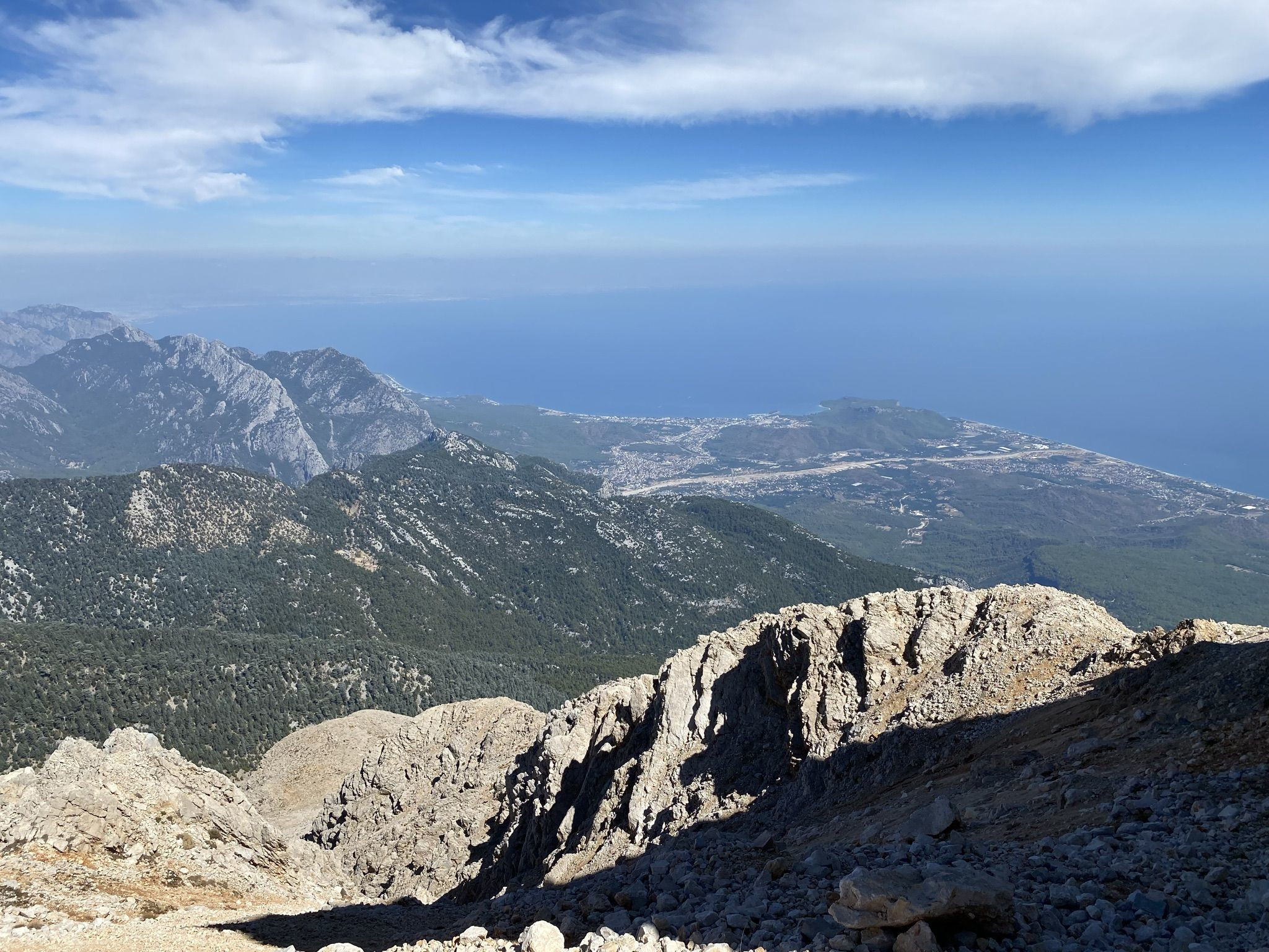 На верхней станции канатной дороги «Олимпос» – фотографии Турции