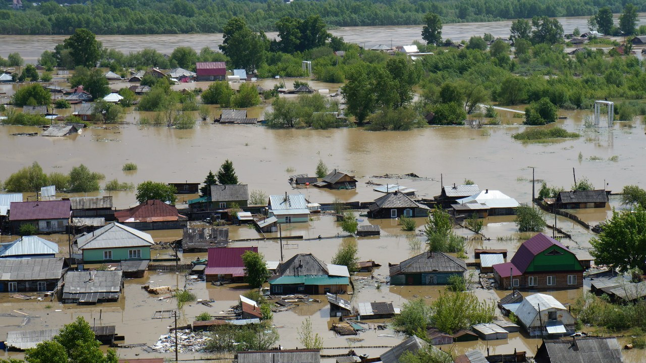 Наводнения в Бийске (2014) – фотографии России