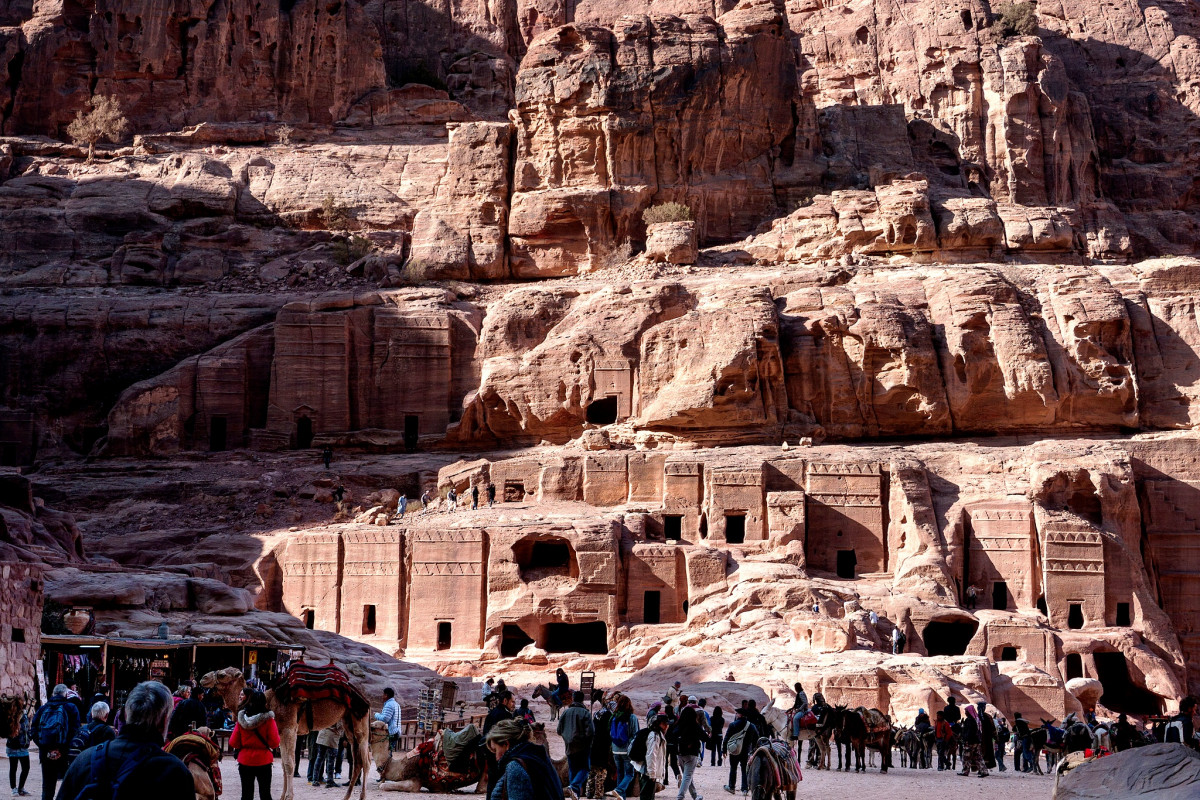 Город с тысячелетней историей Петра, Иордания – фотографии Иордании