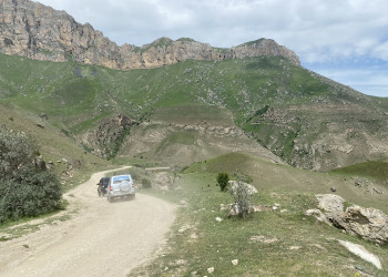 Виды перевала Актопрак, Кабардино-Балкария – фотографии России