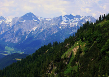 Контраст гор. Лунгётц. Австрия – фотографии Австрии