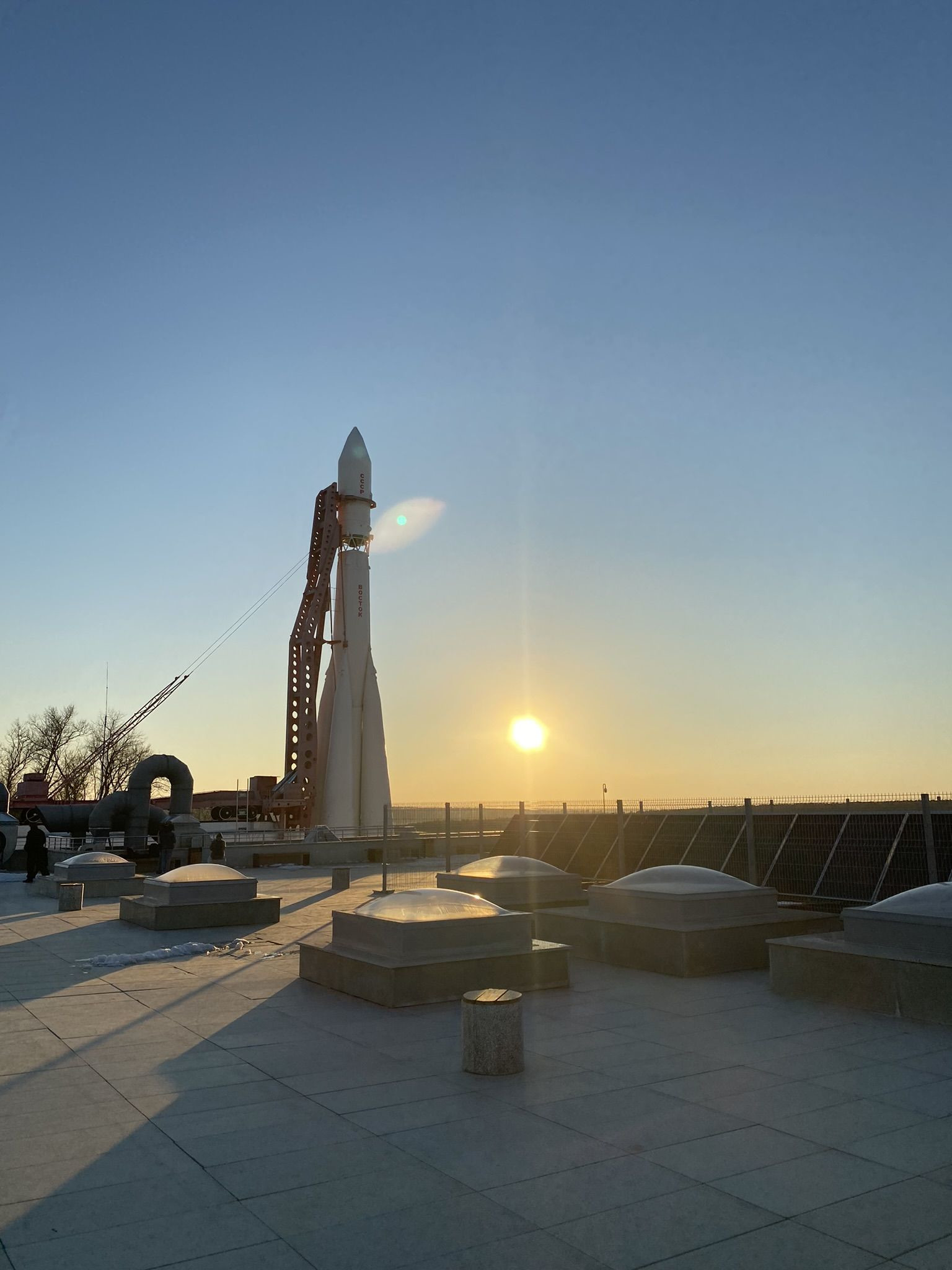 Ракета на территории музея космонавтики в Калуге – фотографии России