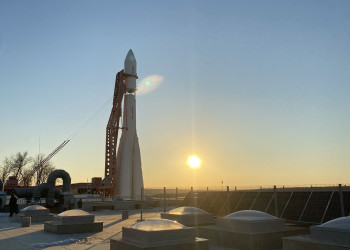 Ракета на территории музея космонавтики в Калуге – фотографии России