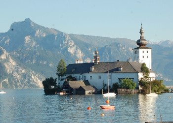 Озерный замок Орт. Гмунден. Австрия – фотографии Австрии