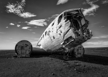 Место крушения военного самолёта в Исландии – фотографии Исландии