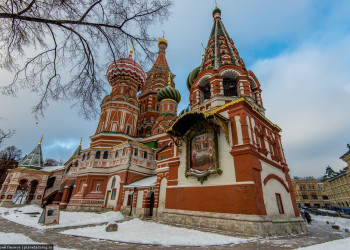 Собор Василия Блаженного на Красной площади, Москва – фотографии России