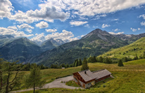 Облачное него и горы. Национальный парк Высокий Тауэрн. Австрия. – фотографии Австрии