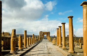 Панорама Тимгада. Алжир – фотографии Алжира