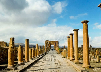 Панорама Тимгада. Алжир – фотографии Алжира