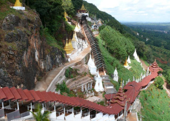 Лестницы к пещерам – фотографии Мьянмы