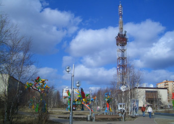 Улица в Мирном, Россия. Фото 1 – фотографии России