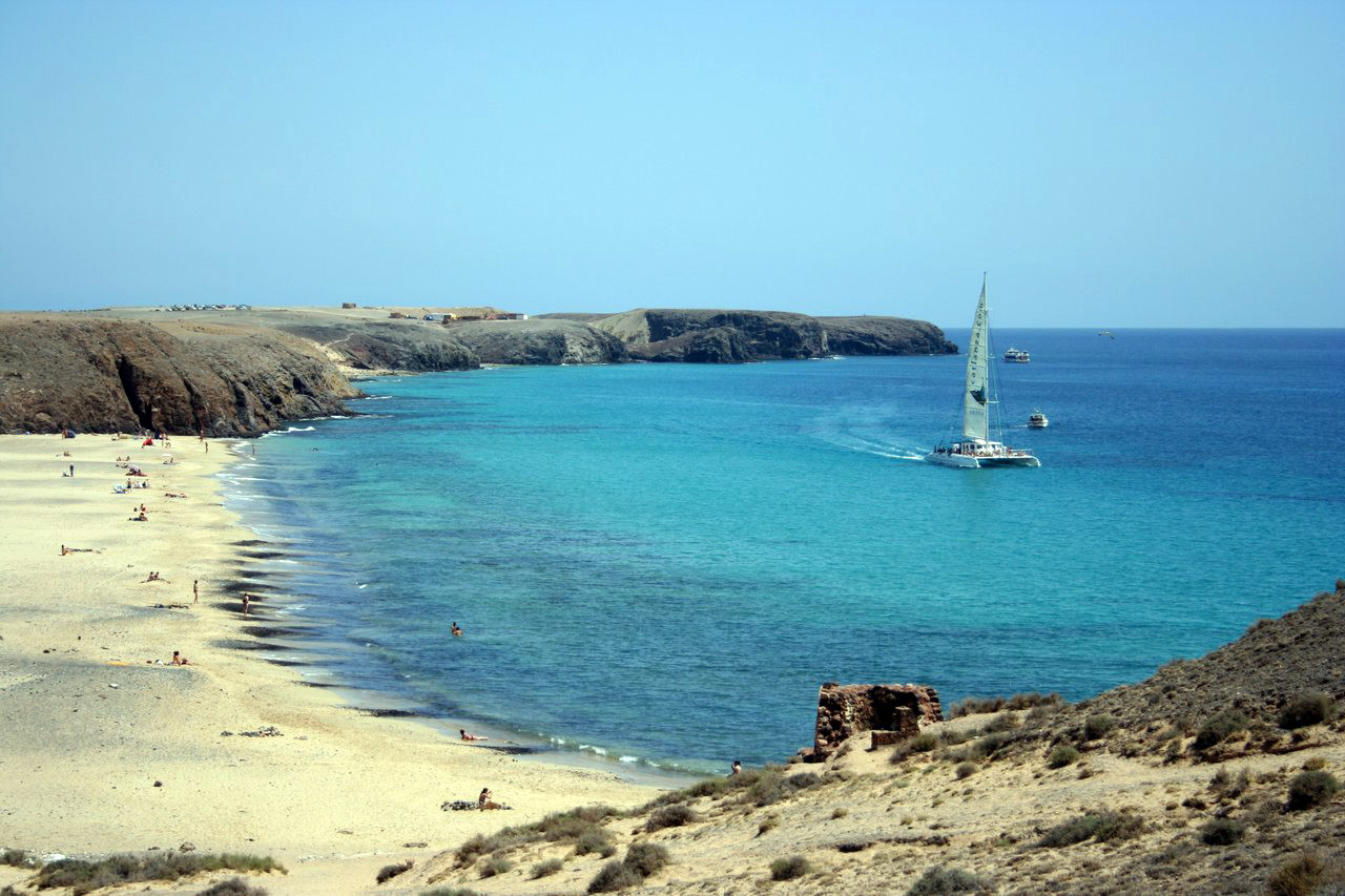 Пляжи на острове Лансароте – фотографии Канарских островов