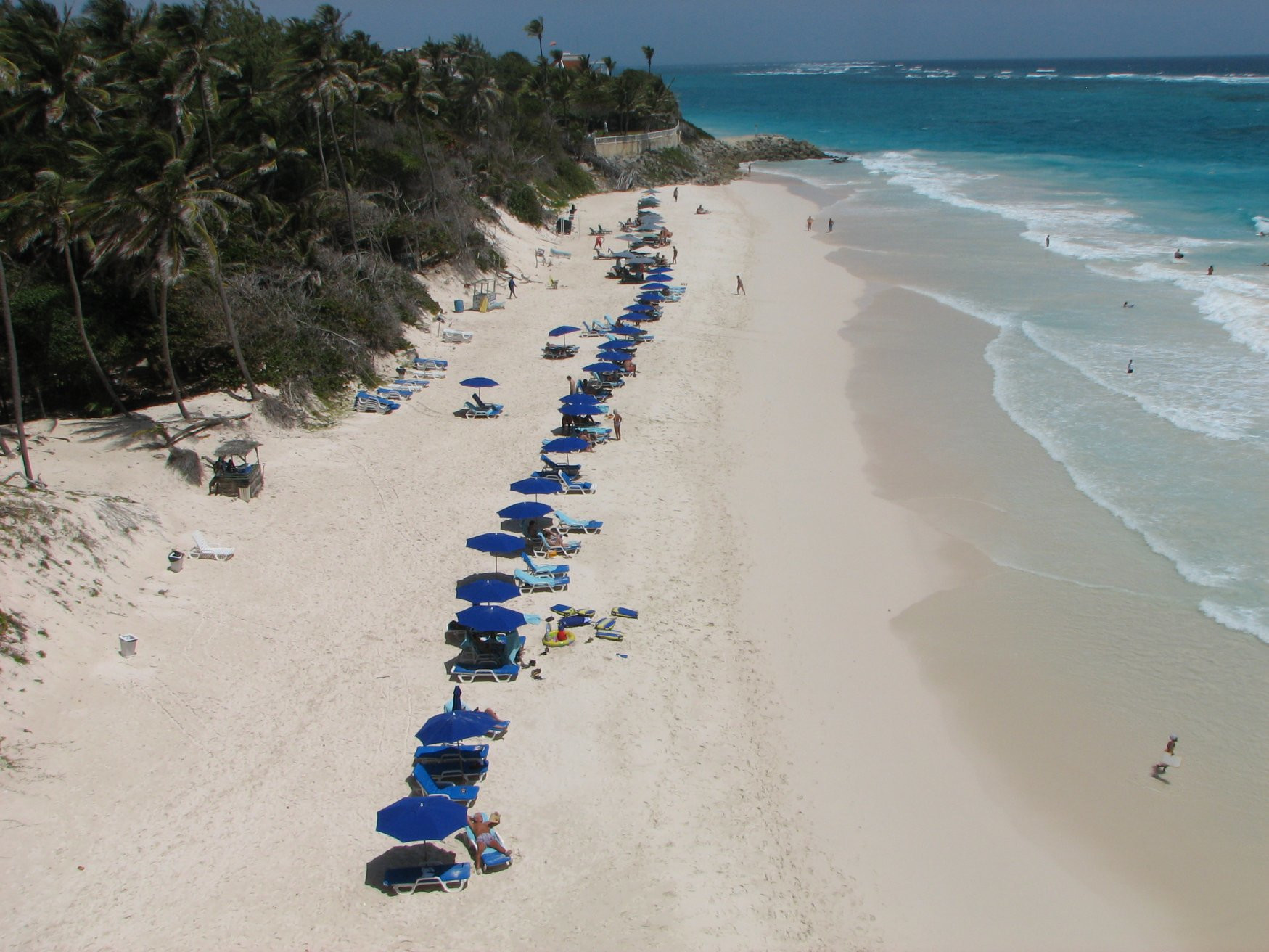 Пляж Crane Beach на Южном побережье Барбадоса – фотографии Барбадоса