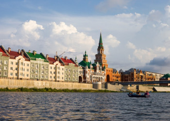 Набережная Брюгге в Йошкар-Оле, Марий Эл. Фото 6 – фотографии России