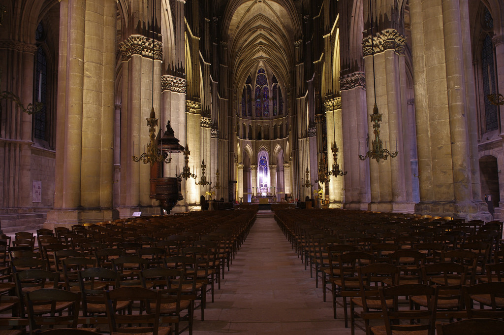 Реймсский собор (Notre-Dame de Reims), Реймс, Франция. Фото 1 – фотографии Франции