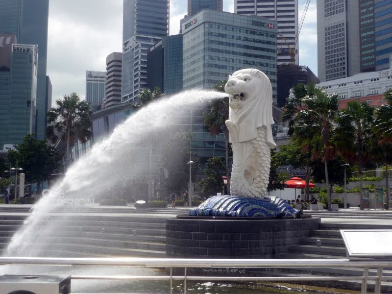 Мерлион – фотографии Сингапура