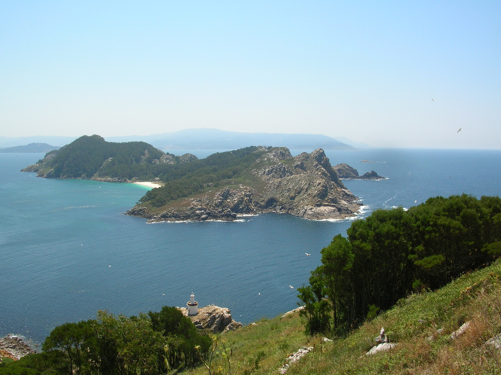 Отрова Сиес (The Islas Cies), в 12 км от пляжа Самиль – фотографии Испании