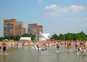 Пляж Строоми в Таллине, Эстония – фотографии Эстонии