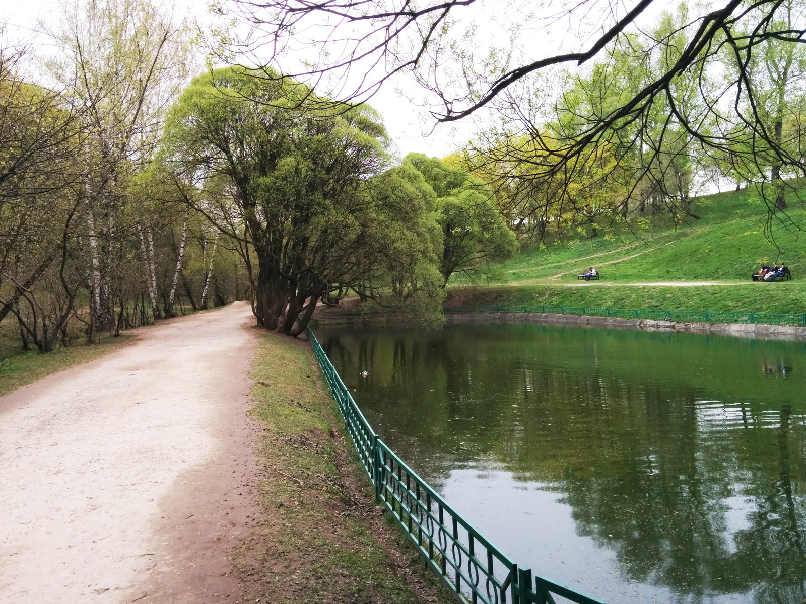 Москва, парк Коломенское, фотка пруда – фотографии России