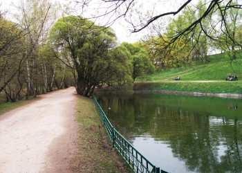 Москва, парк Коломенское, фотка пруда – фотографии России