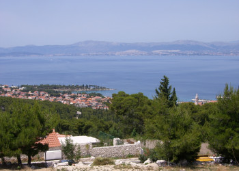 Панорамный вид в Брач, Хорватия – фотографии Хорватии