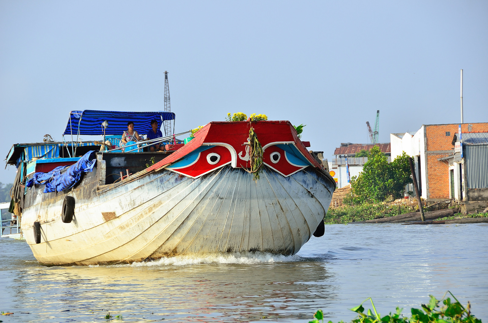 Огромная лодка в Кантхо – фотографии Вьетнама