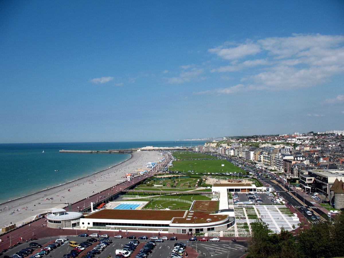 Панорамный вид в Дьепе, Франция. Фото 2 – фотографии Франции