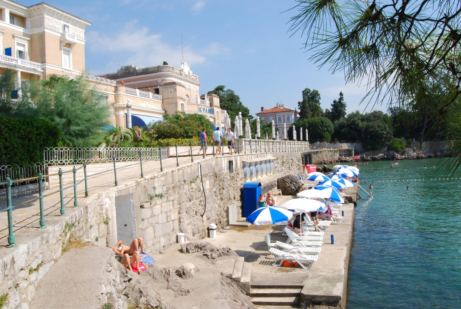 Набережная в Опатии, Хорватия. Фото 12 – фотографии Хорватии