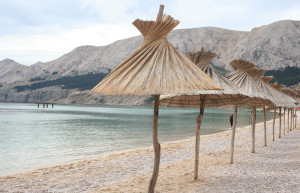 Пляж в Нови-Винодолски, Хорватия – фотографии Хорватии